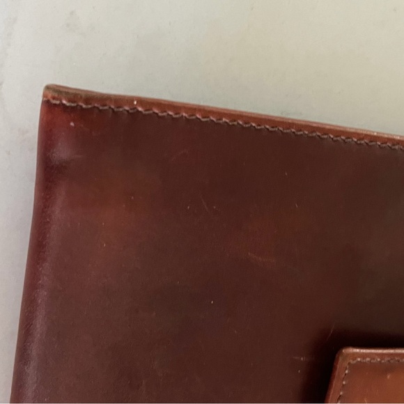 GUCCI Dollar Calf Interlocking GG Logo Leather Wallet Brown - Picture 5 of 8